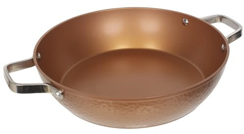 San Ignacio - Olla baja 32x7.8 cm aluminio forjado inducción, colección Origen