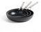 KitchenAid Forged Bratpfannen-Set 20cm 24cm und 28cm Antihaftbeschichtet, 3-Lagig aus Deutscher Entwicklung, Edelstahlgriff, Induktionsgeeignet, Spülmaschinenfest, Schwarz