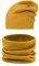 Mikos* Winter Set II Trendige Termo Winter Set Mütze und Loopschal II Schal-Mützen-Kombi Unisex (695) (Senf)