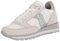 Saucony - Scarpe da ginnastica Jazz Triple da donna, bianco/argento, 38 EU