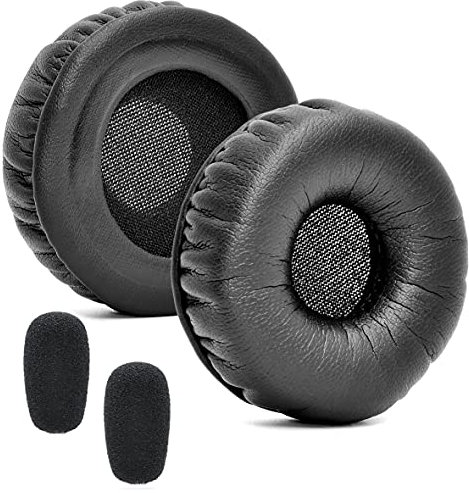 defean B250-XT Mod Kit 50mm Ear Pads and Microphone Foam Compatible with VXI BlueParrott B250-XTS/Jabra PRO 920/930/935/9400/9450/9460/9465/9470/UC Voice 550/Jabra Biz 2400/BIZ 2400II/BIZ 1500 Headset