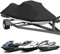 DTLEO Jet Ski Persenning Trailerable PWC Watercraft Jet Ski-Abdeckung 210D Oxford Watercraft Abdeckung Wasserdicht Allwetterschutz für 2 bis 3 Personen, Jet Ski Bootsplane,Schwarz
