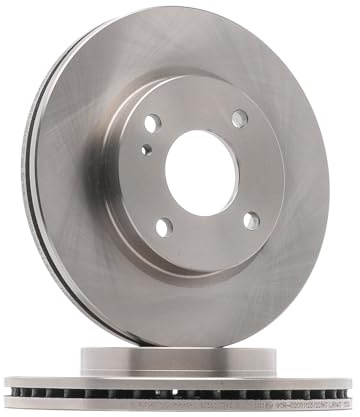 RIDEX 82B0258 2x Disque de frein Avant sans vis/boulons Compatible avec FORD Fiesta Mk6 3/5 portes JA8, JR8