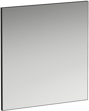 Laufen Frame 25 Spiegel, ohne Beleuchtung, 700x25x650, H4474039004501, Ausführung: Aluminiumrahmen schwarz matt