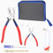GOLD DEER Heavy Duty Glass Cutting Pliers Tools Kit - Breaker, Grozer, Scribe - Ideal for Stained Glass Work