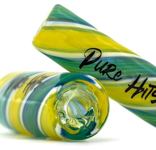 Pure Hits Tip Glasfilterspitze, Zitronengrün, 12 mm