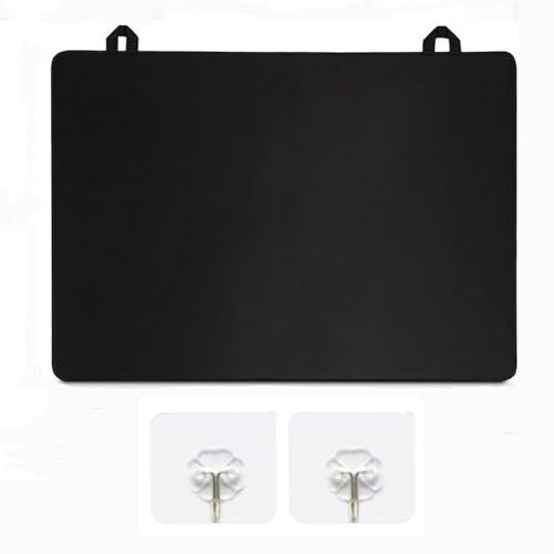 61 x 53 cm Induction Hob Protector Mat, Large Ceramic Hob Stove Cover Protectors, Heat Resistant Silicone Hob Covers for Induction with Hooks for Induction Electric Glass Stove, Cooktop