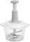 Hand Press Food Chopper Manual, Regerly 1 Pcs Multi-Function Manual Food Chopper Vegetable Chopper Onion Cutter for Vegetables Fruits (1500ml)