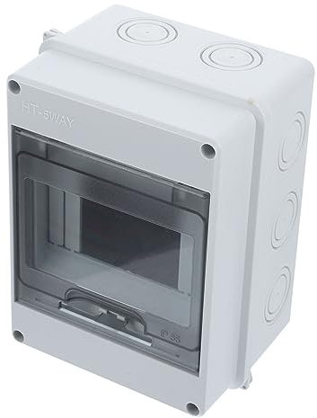 Cabilock Wege Verteilerkasten Schutzbox Für Außen Elektroinstallation Mit Transparenter Abdeckung Und Robuster Bauweise Geeignet Für Haus Werkstatt Und Garten