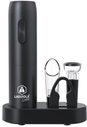 Ouvre-bouteille électrique noir rechargeable