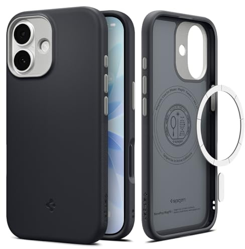 Spigen Nano Pop MagFit Case for iPhone 17 - Black Sesame