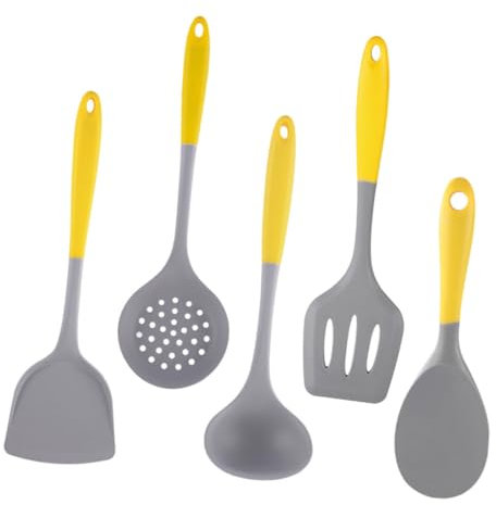 LABRIMP 1 juego Utensilios de Cocina de Silicona Set para Cocinar Resistente Altas Utensilios Antiadherentes para Uso Diario