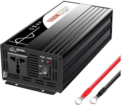 Onduleur Onduleur Sinusoïdal Pur 1000W 600W 12V 220V Micro-onduleur Solaire DC 24 V 48 V vers AC 110 V 120 V Power Inverter(12V,220-230V Uni,600W)