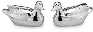 Deko-Enten-Paar 2-teilig, groß 16,2 x 7,0 x 8,5cm