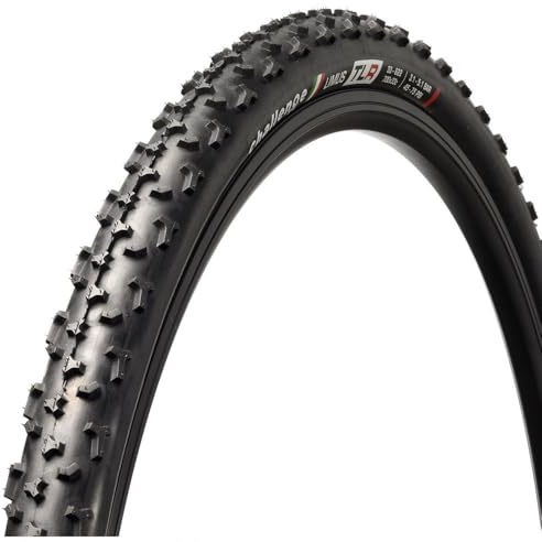 Challenge LIMUS Tubeless Black Nylon Superlight 33 Fahrradreifen, Schwarz, 700x33C