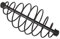 Mikado 10Stk Futterspirale Futterkorb Spiral Futter Korb Feeder Angelkorb Spring Feeder (Schwarz / 7cm / 2.55g)