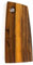 Tuuli Kitchen Schneidebrett Servierbrett Küchenbrett Käseplatte Käsebrett Holzbrett Frühstücksbrett Massiv Holz Nussbaum Walnuss Dunkel Design (Surf)