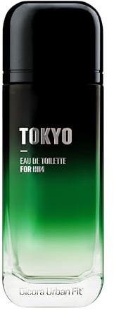 Dicora Urban Fit Tokyo for HIM Eau de Toilette für Herren, moderner Duft mit Ingwer und Bergamotte, frischer und langanhaltender Duft, Größe 150 ml