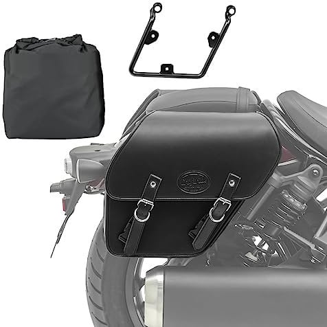 Satteltasche mit Halter kompatibel mit Honda Rebel 500 17-25 Fargo 13l rechts Seitentasche