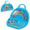 Paw Patrol Malette-Set mit 50 Stück, Filzstift, Mal- und Buntstifte, für Kinder, Geschenk für Jungen und Mädchen ab 3 Jahren