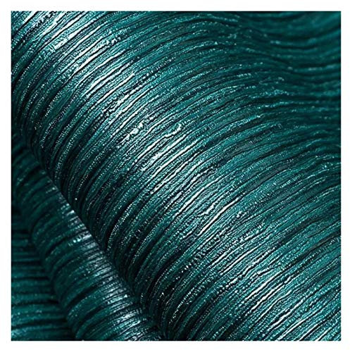 Wall Paper Southeast Asia Peacock Blue Wallpaper Upscale Restaurant Costume Hotel Luxury Deep Embossed Faux Leather Wallpaper Solid Color Self Adhesive Wallpaper (Size : P06306 53cm*10m)
