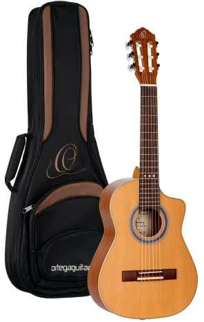 Ortega Requinto Series Pro Guitarra acústica 6 cuerdas MagusGO - + Bolsa, RQ39E