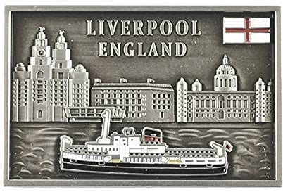 Liverpool Waterfront Metal Fridge Magnet