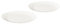 Buchensee Servierteller, Speiseteller Set für 2 Personen, weiß, Fine Bone China Porzellan, oval