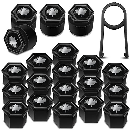 20 x Radschrauben Radmuttern Felgenschloss Muttern Kappen Radmutternabdeckungen Radschraubenkappen Radmutterkappen Kunstsoff Abdeckungen Universal 19mm LB 26