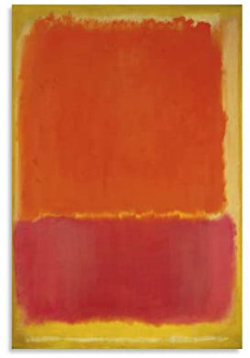 Mark Rothko Expressionismus Poster Malerei Poster Kunstdruck Wand Foto Farbe Poster Hängendes Bild Familie Dekor 30,5 x 45,7 cm