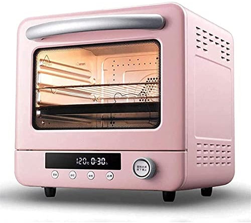 Horno eléctrico de Mesa Mini Horno eléctrico de 20 l, Horno de convección, hornos de 1300 W con función de Parrilla, Ideal para Oficina, Caravana y Dormitorio Estético y práctico