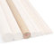 Rundstab Eiche 1m lang, Ø 8-40mm, Holzrundstäbe Rundholz Bastelholz Treppensprosse (Ø 30 mm)