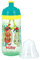 Nuby 2-stufiger Trinkbecher mit auslaufsicherem Silikonauslauf und freifließendem Pop-Up, 340 ml, ab 6 Monaten, Hund