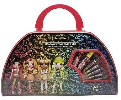 CYPBRANDS Unisex Kinder Rainbow High Aktivitätsset 52-teilig im Koffer aktivitätenset, bunt