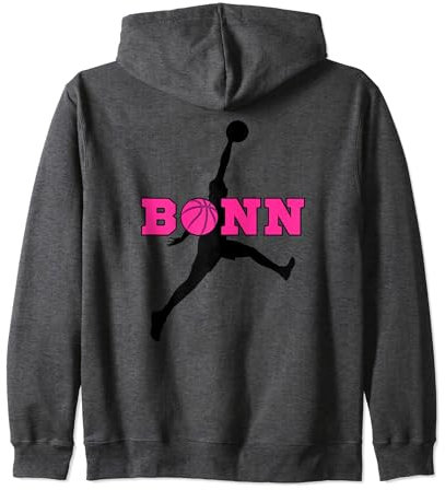 Bonn Basketball Fan Support Rheinland Stadion pink Kapuzenjacke