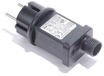 LED-Lichterketten-Adapter, 4.5V 24V 31V LED Netzteil mit Timer, 8 Modi, Weihnachten Lichterkette Netzteil Transformator, IP44 Stecker für Weihnachtsbeleuchtung, Lichterkette (24V-3.6W)