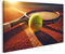 islandburner Prime Bild auf Leinwand Für Tennis Fans und Spieler Tennisball und Schläger Bilder Wandbilder Poster