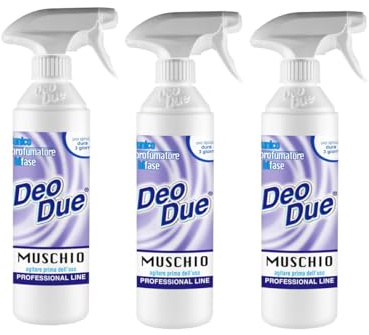 DEO DUE CHIMICLEAN PROFUMATORE BIFASE MUSCHIO 500 ML CONFEZIONE DA 3 PEZZI