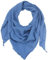 fashionchimp BASIC-Dreieckstuch in Uni-Farben aus 100% Baumwolle, Dreieck Musselin-Schal, leichtes Tuch für Damen und Herren (Jeans-Blau)