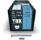 TOX Vis TIMBR SK 6,0 x 180 mm, zinguée bleue à tête fraisée, TX30, vis pour vissage léger et montages à fleur dans la construction en bois, 100 pièces dans un carton, 1x embout inclus, 1120404160180