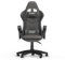 bigzzia Ergonomique Chaise Gaming, Fauteuil Gaming,Hauteur Réglable, avec Coussin Lombaire et Appui-Tête, Fauteuil Gamer Confortable pour Adultes, Filles et Garçons (sans LED Effets, Noir)