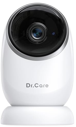 Dr.Care Zusatzkamera für Dr.Care NovaView/VAVA Baby Monitor – mit Nachtsicht, Echtzeitübertragung/VOX, 2X/4X Zoom, Schwenk- und Neigefunktion (Nicht kompatibel mit Dreo Baby Monitor).