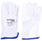 DONAU SAFETY Guanti da lavoro premium Driver in pelle di capra/1 paio/taglia 9/L/bianco/guanti in pelle con polsino elastico/guanti di montaggio/guanti/guanti/guanti/guanti/guanti/guanti/guanti