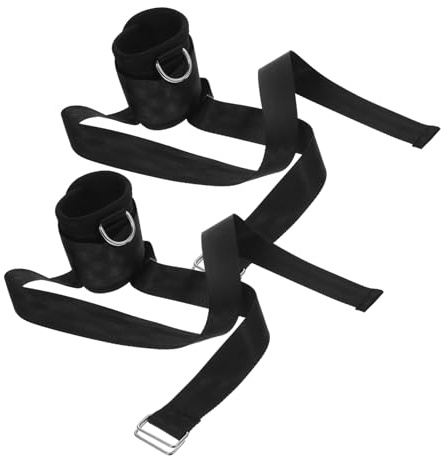 VANZACK 4pcs Ankle Strap for Cable Machines Ankle Wraps for Leg and Hip Workouts Neoprene Padded Design for Comfort and Resistance Training