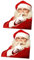 Gatuida 2 Blätter Autoaufkleber zu Weihnachten Calcomanias für Autos Fensteraufkleber Auto Aufkleber weihnachtsdeko christmas decorations Aufkleber für Auto Auto-Weihnachts-Aufkleber PVC