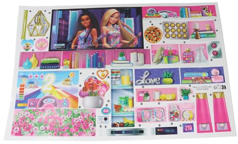Replacement Parts for Barbie Doll Dreamhouse Doll House Playset HMX10 - Replacement Set of Labels - Stickers