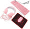 Artibetter 1set Rgb Gaming Keyboard and Mouse Headset and Mousepad Wired Computer Accessory Bundle for Office and Gaming Use Backlit Design Ergonomic and