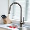 DOKKOME Wasserhahn Küche Ausziehbar Küchenarmatur 2 Modi armatur mit Herausziehbar Brause Abziehbar Mischbatterie Spültischarmatur Faucet Grau