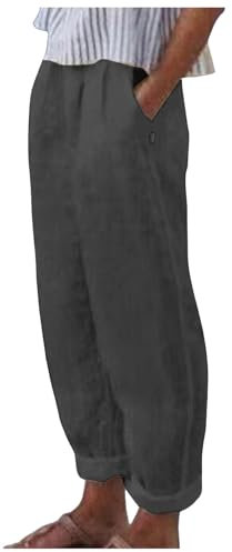 Générique Pantalon Cargo Femme Pantalon De Travail Femme Enceinte Pantalon Femme Cargo Taille Haute Jogging Large Pantalon Resserré Cheville Femme Pantalon Randonnée Femme Convertible Short