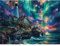 Bits and Pieces - Jigsaw Puzzle for Adults - Aurora Sky - Large Piece Northern Lights Lighthouse Jigsaw by Shawna Stewart (1000 Piece Puzzle)